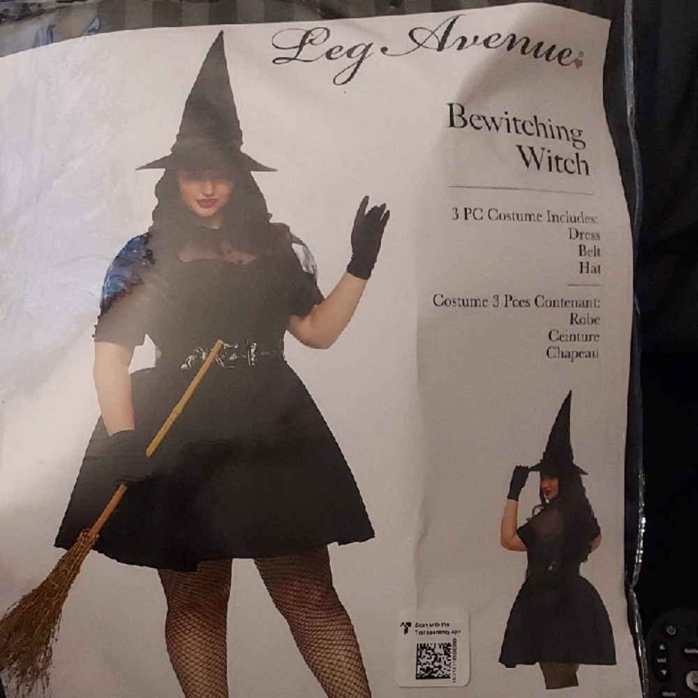 Leg Avenue Bewitching Witch Costume - Black and Blue